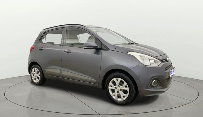 2015 Hyundai Grand i10 SPORTZ 1.2 KAPPA VTVT, Petrol, Manual, 46,264 km, Right Front Diagonal