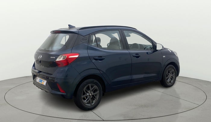 2021 Hyundai GRAND I10 NIOS SPORTZ AMT 1.2 KAPPA VTVT, Petrol, Automatic, 19,334 km, Right Back Diagonal