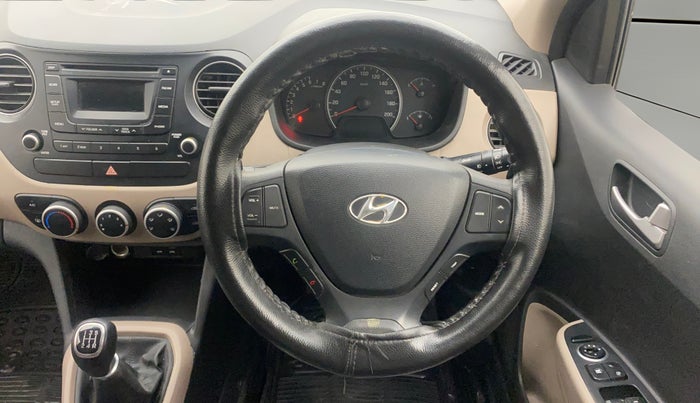 2016 Hyundai Grand i10 SPORTZ 1.2 KAPPA VTVT, Petrol, Manual, 84,826 km, Steering Wheel Close Up