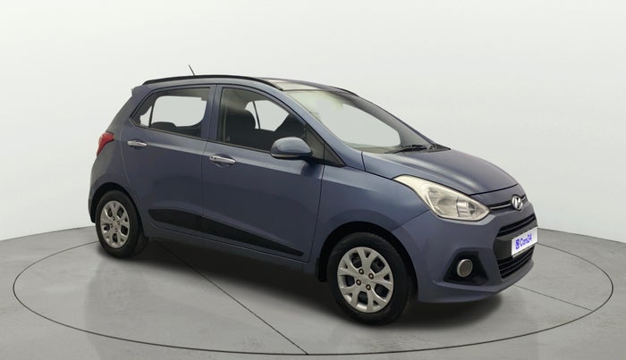 2014 Hyundai Grand i10 SPORTZ 1.2 KAPPA VTVT, Petrol, Manual, 63,199 km, Right Front Diagonal