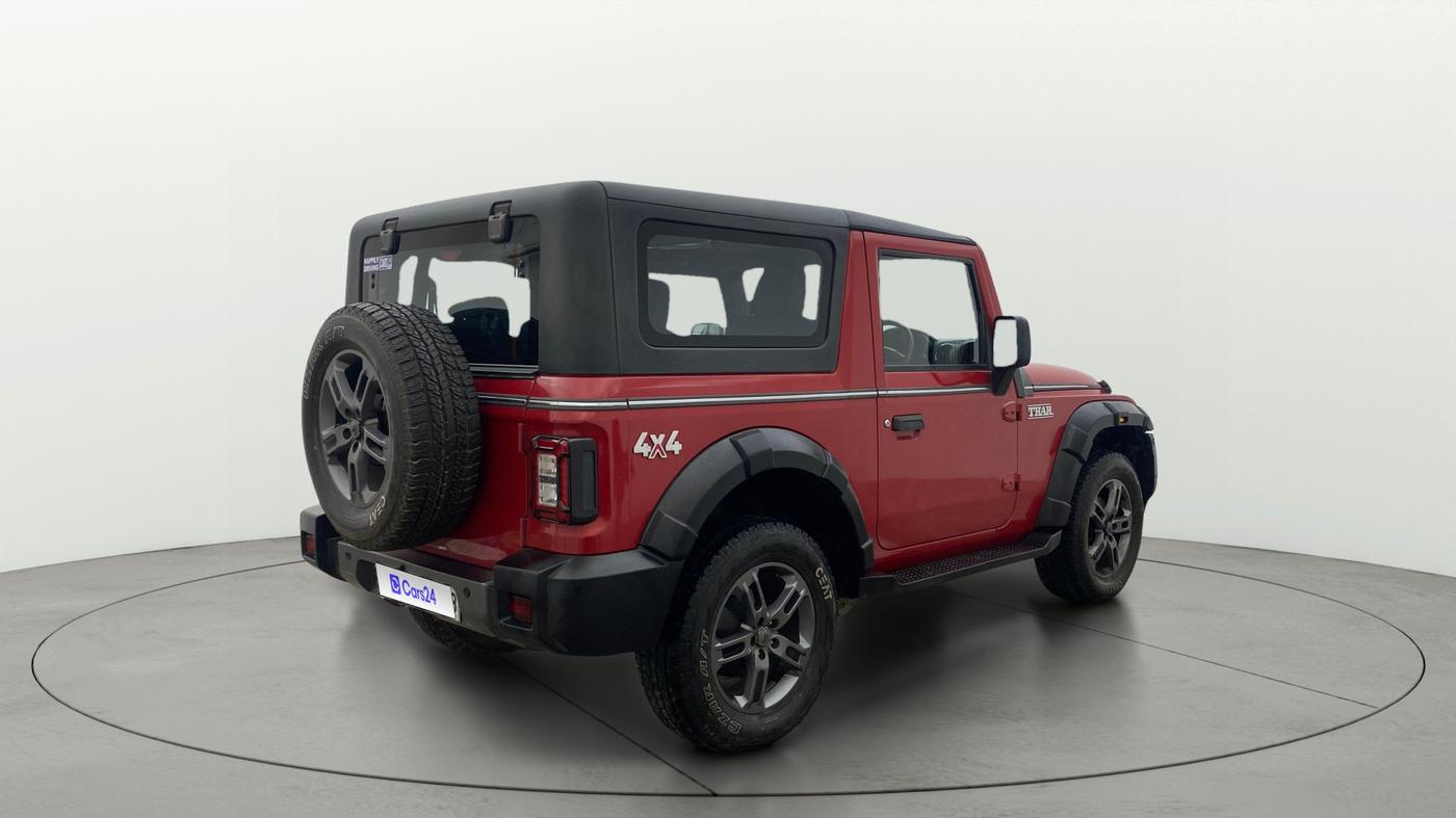 2022 Mahindra Thar LX PETROL HT 4WD AT, Petrol, Automatic, 40,994 km, Right Back Diagonal