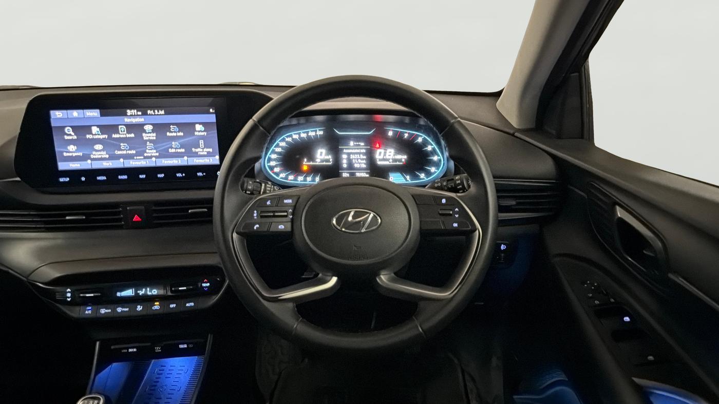 2021 Hyundai NEW I20 ASTA 1.2 MT, Petrol, Manual, 75,940 km, Steering Wheel Close Up