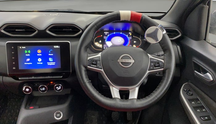 2022 Nissan MAGNITE XV PREMIUM TURBO CVT, Petrol, Automatic, 18,165 km, Steering Wheel Close Up