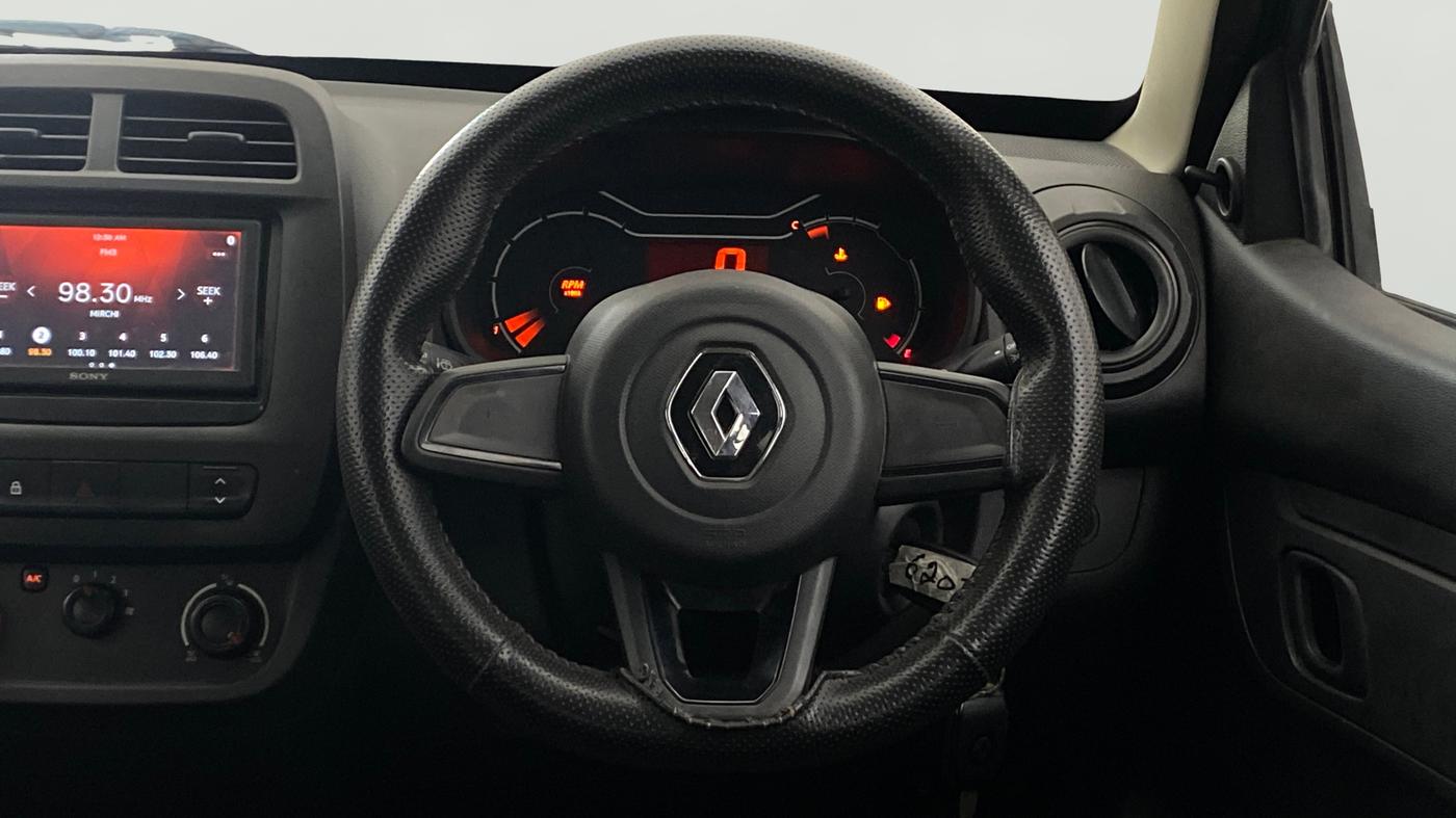 2020 Renault Kwid RXL 1.0 AMT, Petrol, Automatic, 30,191 km, Steering Wheel Close Up