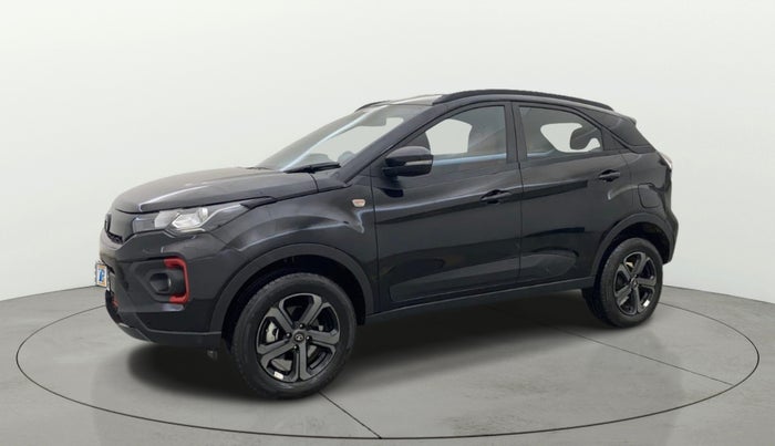 2023 Tata NEXON XZ PLUS LUX SUNROOF RED DARK PETROL, Petrol, Manual, 5,862 km, Left Front Diagonal