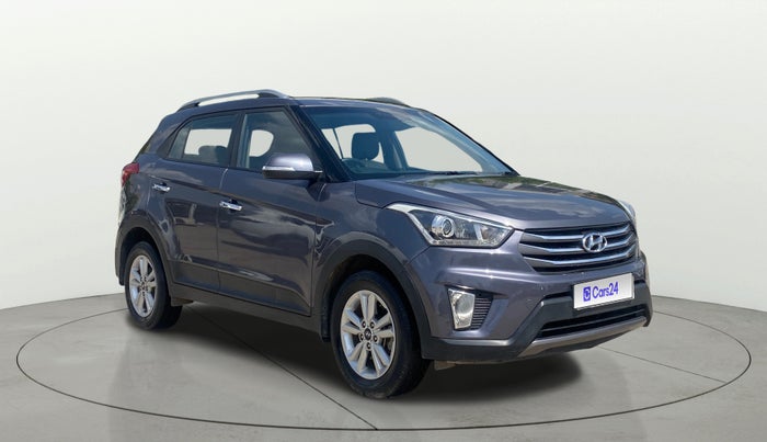 2016 Hyundai Creta SX PLUS 1.6 PETROL, Petrol, Manual, 1,32,816 km, Right Front Diagonal