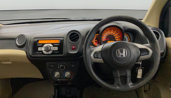 2014 Honda Brio E MT, Petrol, Manual, 42,550 km, Steering Wheel Close Up