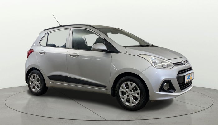 2016 Hyundai Grand i10 SPORTZ 1.2 KAPPA VTVT, CNG, Manual, 87,190 km, Right Front Diagonal
