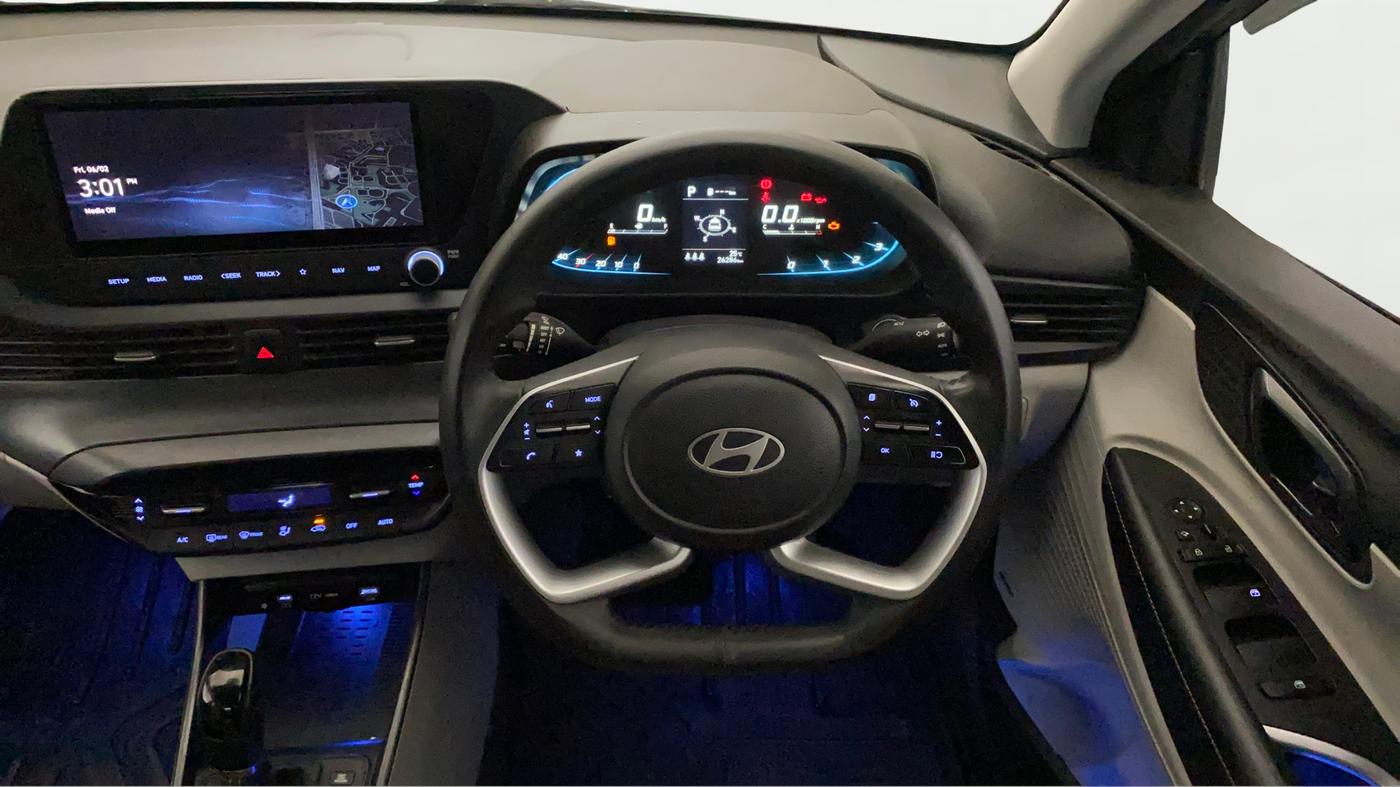 2024 Hyundai NEW I20 ASTA (O) 1.2 IVT, Petrol, Automatic, 26,302 km, Steering Wheel Close Up