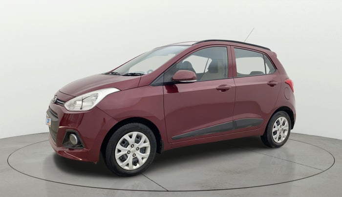 2016 Hyundai Grand i10 SPORTZ 1.2 KAPPA VTVT, Petrol, Manual, 79,694 km, Left Front Diagonal