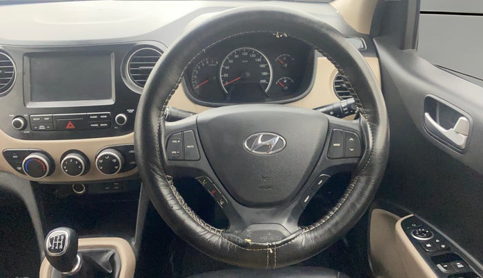 2018 Hyundai Grand i10 SPORTZ 1.2 KAPPA VTVT, Petrol, Manual, 28,281 km, Steering Wheel Close Up