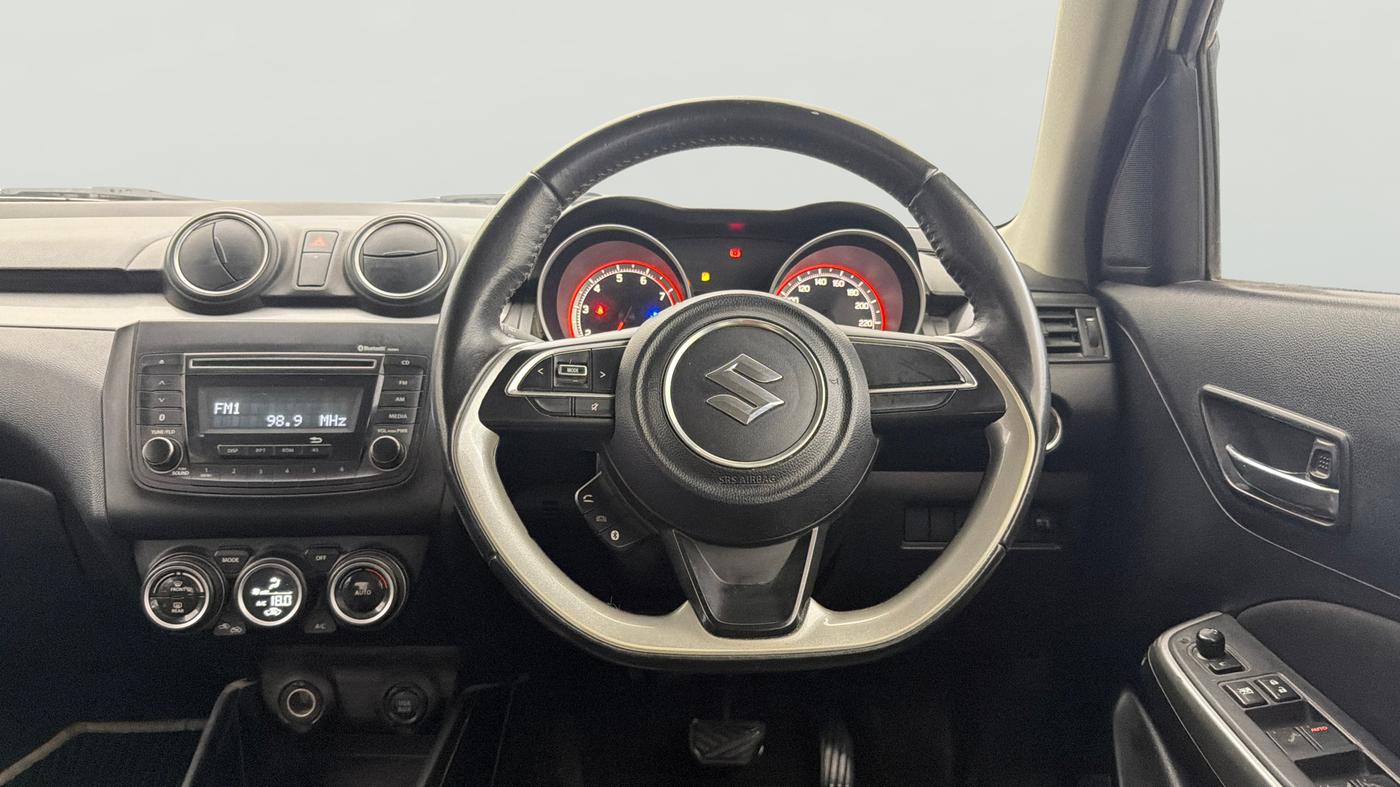 2018 Maruti Swift ZXI AMT, Petrol, Automatic, 87,884 km, Steering Wheel Close Up