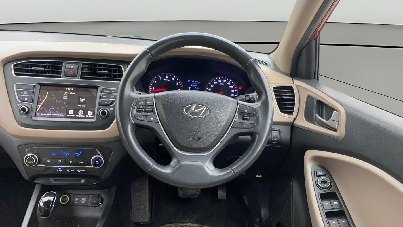 2019 Hyundai Elite i20 ASTA (O) CVT, Petrol, Automatic, 59,033 km, Steering Wheel Close Up