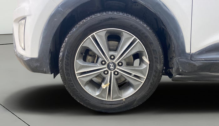 2017 Hyundai Creta SX PLUS AT 1.6 PETROL, Petrol, Automatic, 73,319 km, Left Front Wheel