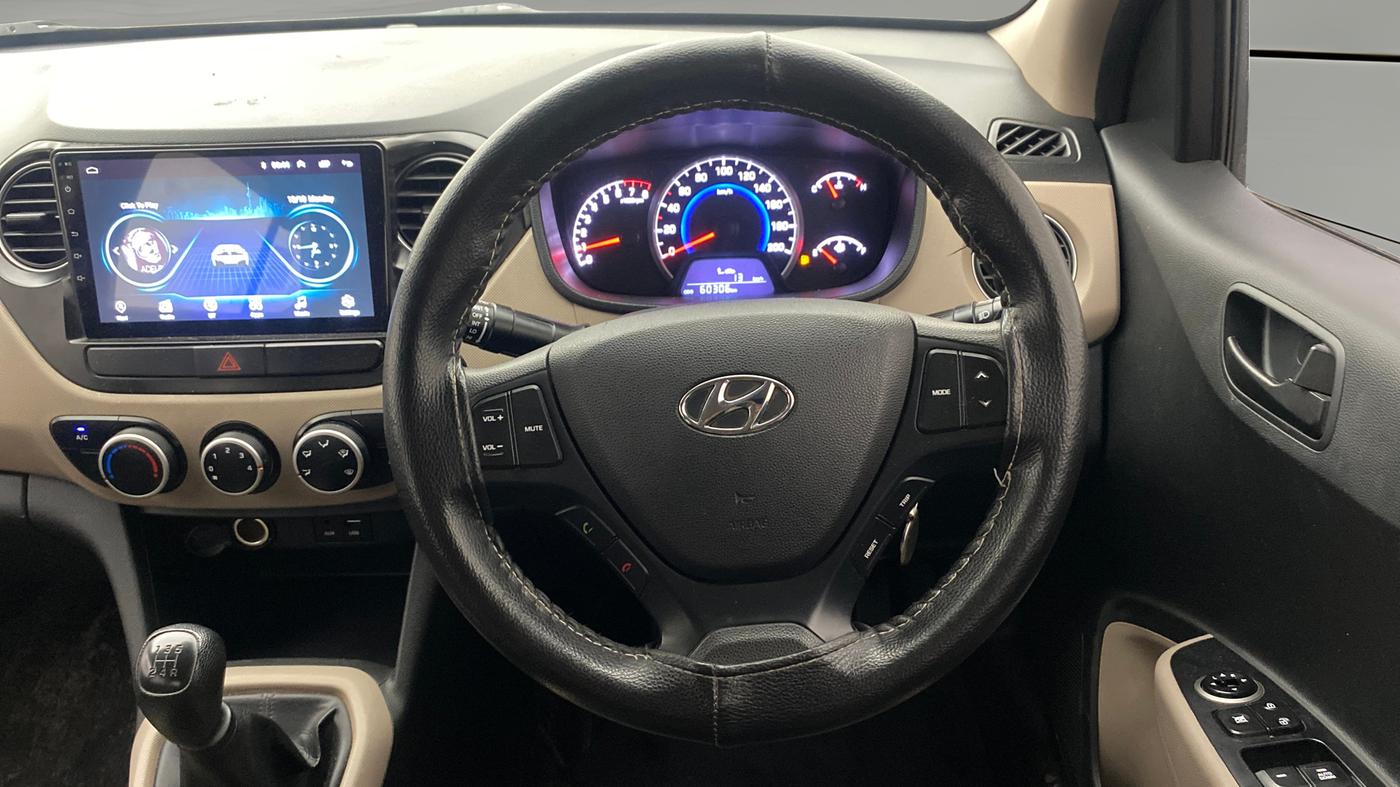 2019 Hyundai Grand i10 MAGNA 1.2 KAPPA VTVT, Petrol, Manual, 60,306 km, Steering Wheel Close Up