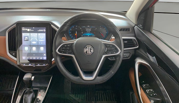 2021 MG HECTOR PLUS SHARP 1.5 PETROL TURBO CVT 6-STR, Petrol, Automatic, 23,427 km, Steering Wheel Close Up