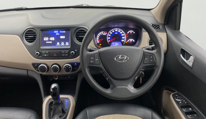 2019 Hyundai Grand i10 SPORTZ AT 1.2 KAPPA VTVT, Petrol, Automatic, 41,662 km, Steering Wheel Close Up