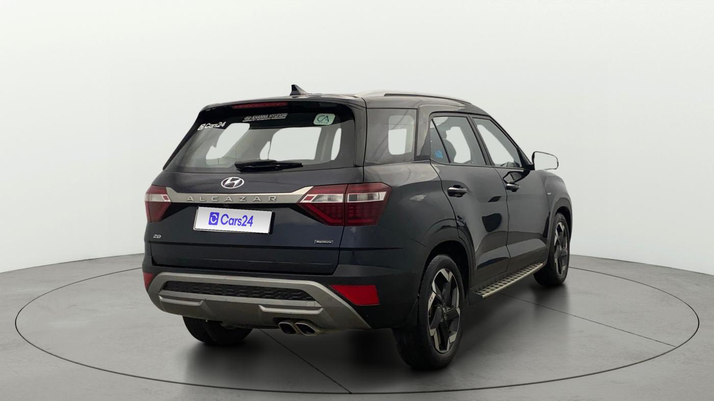 2021 Hyundai ALCAZAR 2.0 SIGNATURE (O) AT 6STR, Petrol, Automatic, 57,276 km, Right Back Diagonal