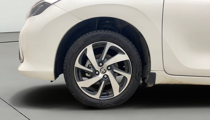 2024 Toyota Glanza V AMT, Petrol, Automatic, 2,017 km, Left Front Wheel