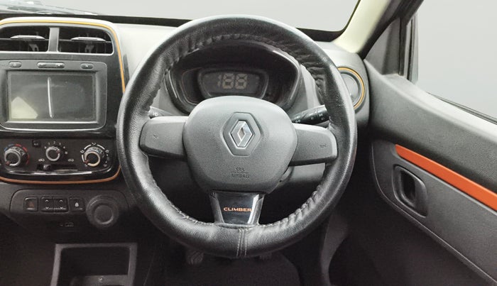 2019 Renault Kwid CLIMBER 1.0, Petrol, Manual, 64,094 km, Steering Wheel Close Up