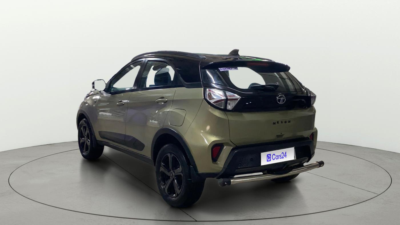 2022 Tata NEXON XZ PLUS PETROL KAZIRANGA, Petrol, Manual, 63,991 km, Left Back Diagonal
