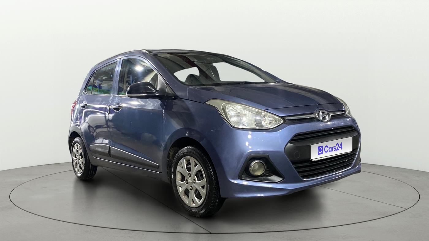 2015 Hyundai Grand i10 SPORTZ 1.2 KAPPA VTVT, Petrol, Manual, 84,265 km, Right Front Diagonal