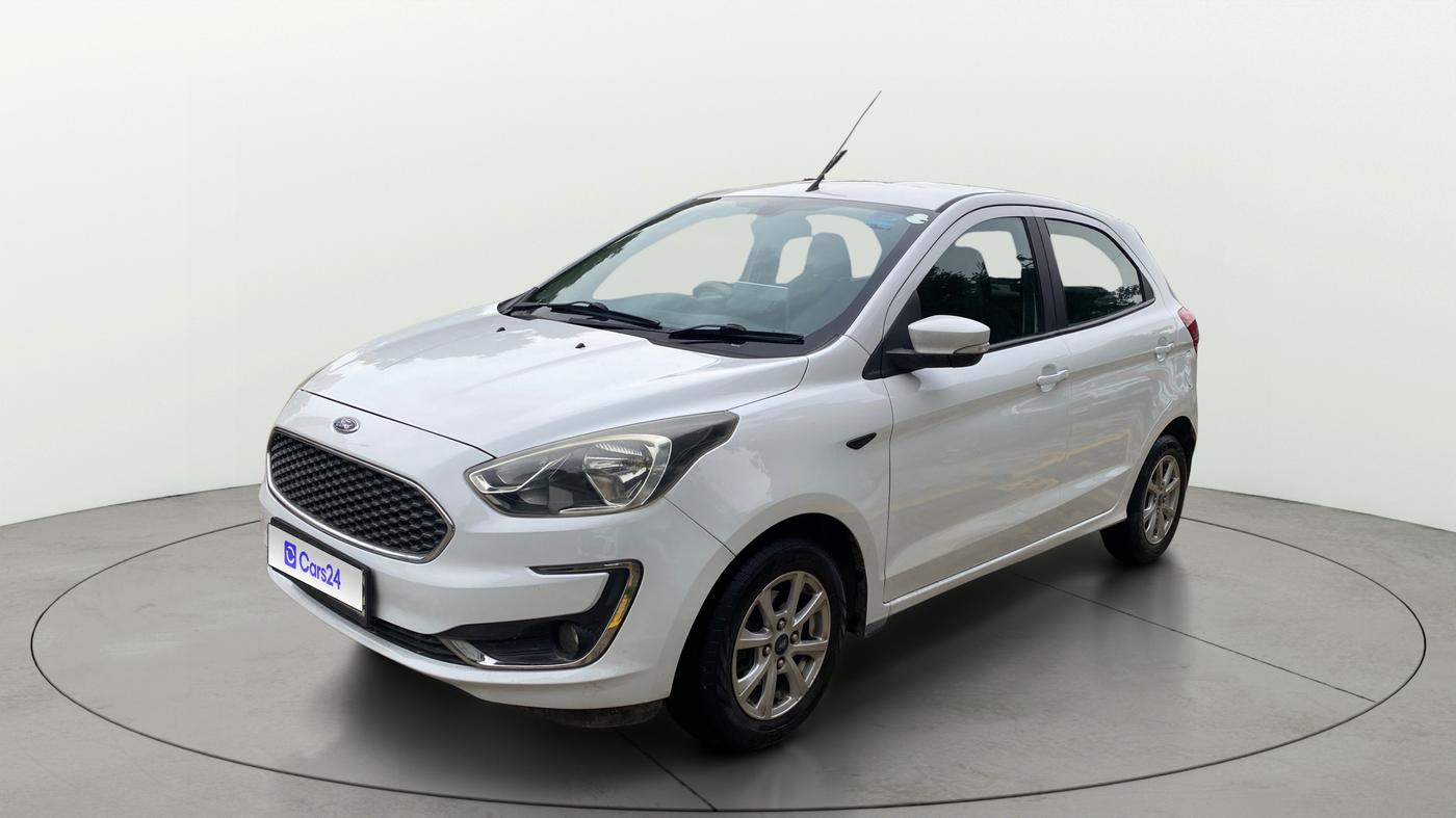 2019 Ford New Figo TITANIUM 1.2 PETROL MT, Petrol, Manual, 64,612 km, Left Front Diagonal
