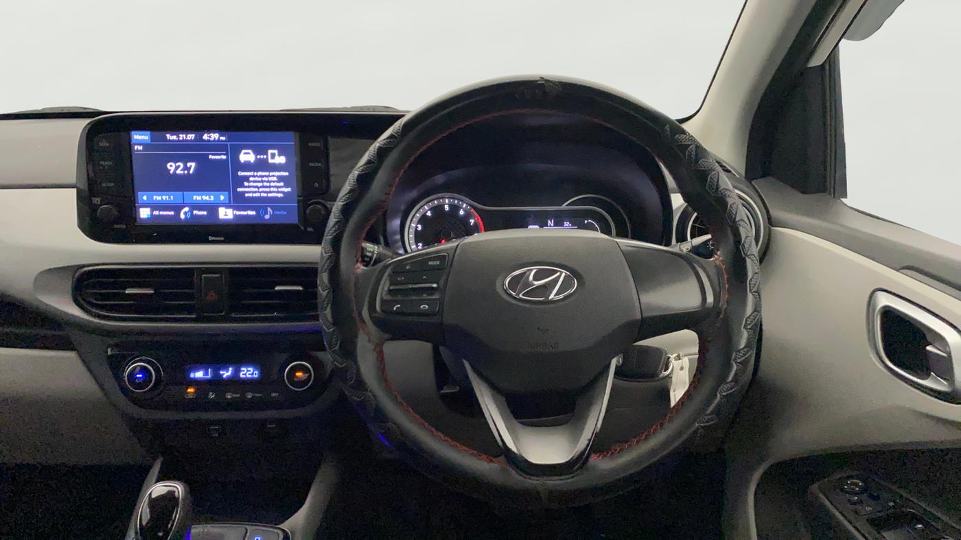 2020 Hyundai GRAND I10 NIOS SPORTZ AMT 1.2 KAPPA VTVT, Petrol, Automatic, 75,015 km, Steering Wheel Close Up