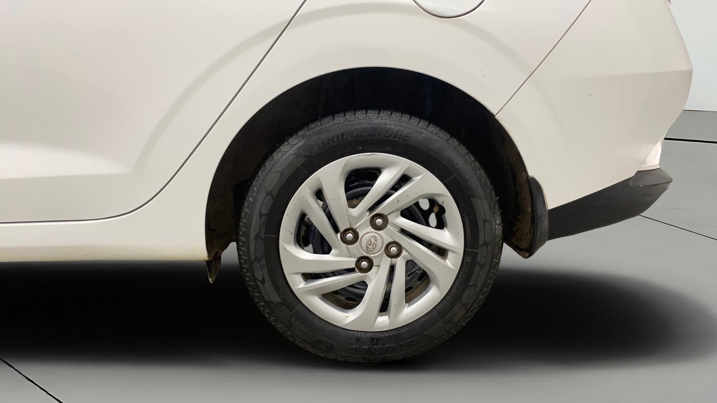 2022 Hyundai AURA S 1.2 CNG, CNG, Manual, 64,059 km, Left Rear Wheel