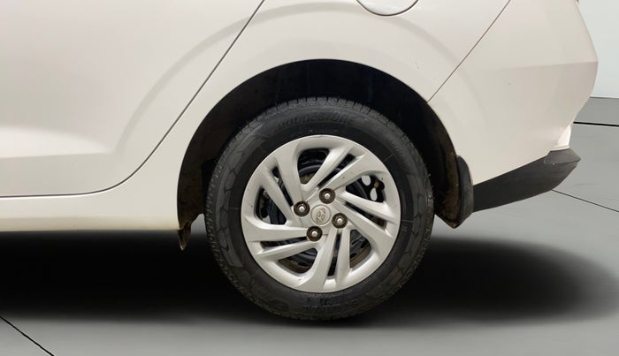 2022 Hyundai AURA S 1.2 CNG, CNG, Manual, 64,026 km, Left Rear Wheel