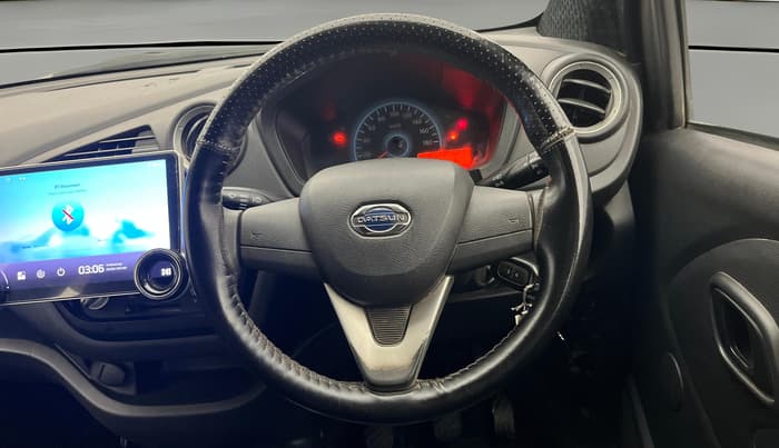 2017 Datsun Redi Go T (O), Petrol, Manual, 63,869 km, Steering Wheel Close Up