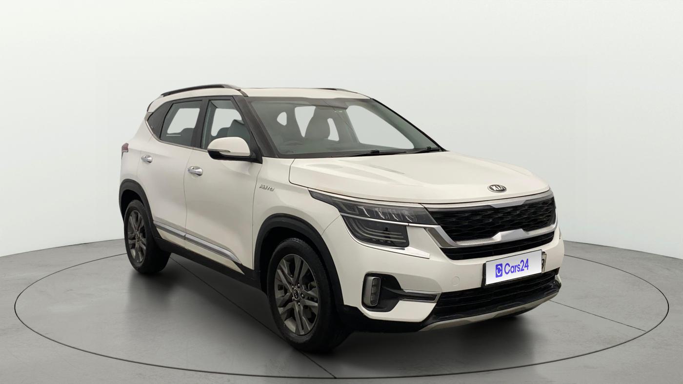 2020 KIA SELTOS HTX PLUS AT1.5 DIESEL, Diesel, Automatic, 90,273 km, Right Front Diagonal