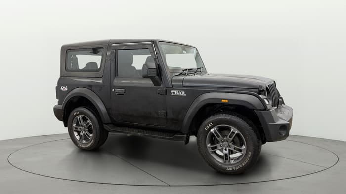 2023 Mahindra Thar LX PETROL HT 4WD AT, Petrol, Automatic, 45,784 km, Right Front Diagonal