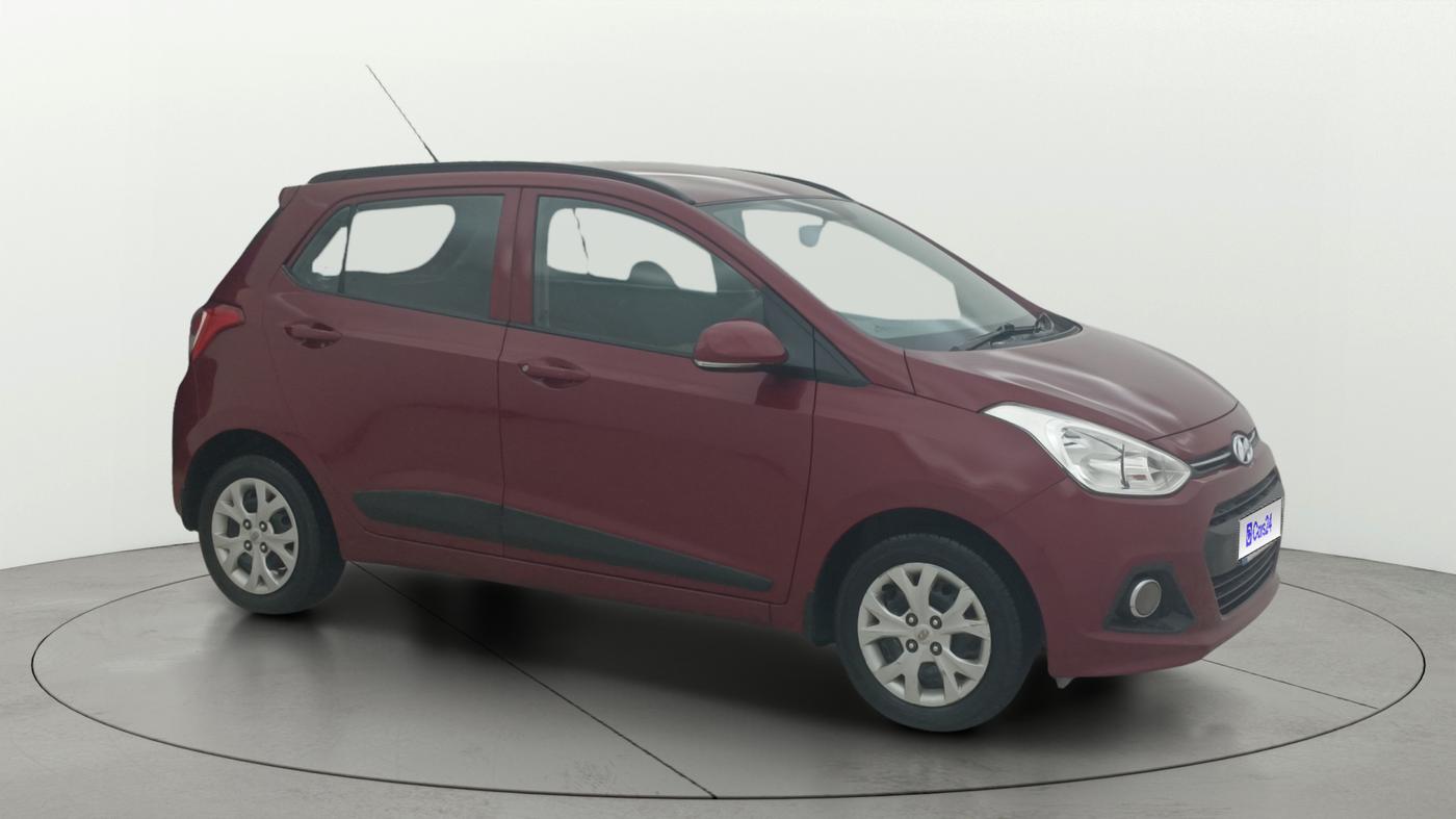 2015 Hyundai Grand i10 SPORTZ 1.2 KAPPA VTVT, Petrol, Manual, 67,581 km, Right Front Diagonal