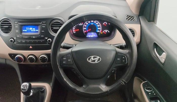 2016 Hyundai Grand i10 SPORTZ 1.2 KAPPA VTVT, CNG, Manual, 80,145 km, Steering Wheel Close Up