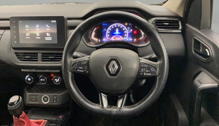 2022 Renault Kiger RXZ TURBO MT, Petrol, Manual, 67,680 km, Steering Wheel Close Up