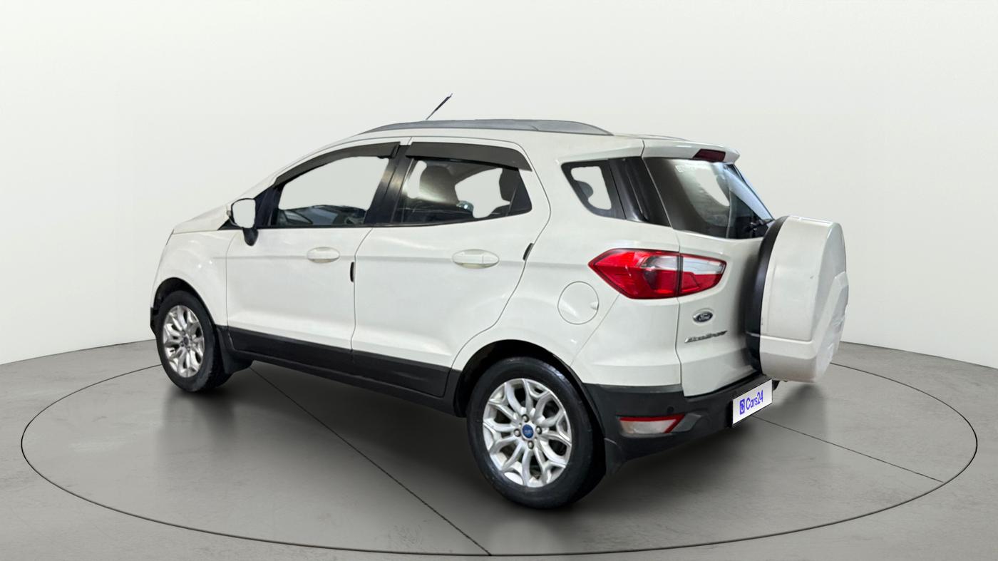 2014 Ford Ecosport TITANIUM 1.5L PETROL AT, CNG, Automatic, 1,19,814 km, Left Back Diagonal