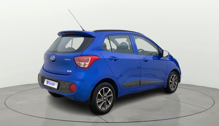2019 Hyundai Grand i10 SPORTZ AT 1.2 KAPPA VTVT, CNG, Automatic, 69,894 km, Right Back Diagonal