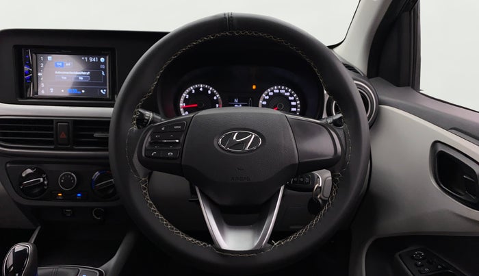 2020 Hyundai GRAND I10 NIOS MAGNA CORPORATE EDITION AMT 1.2 KAPPA VTVT, Petrol, Automatic, 66,083 km, Steering Wheel Close Up