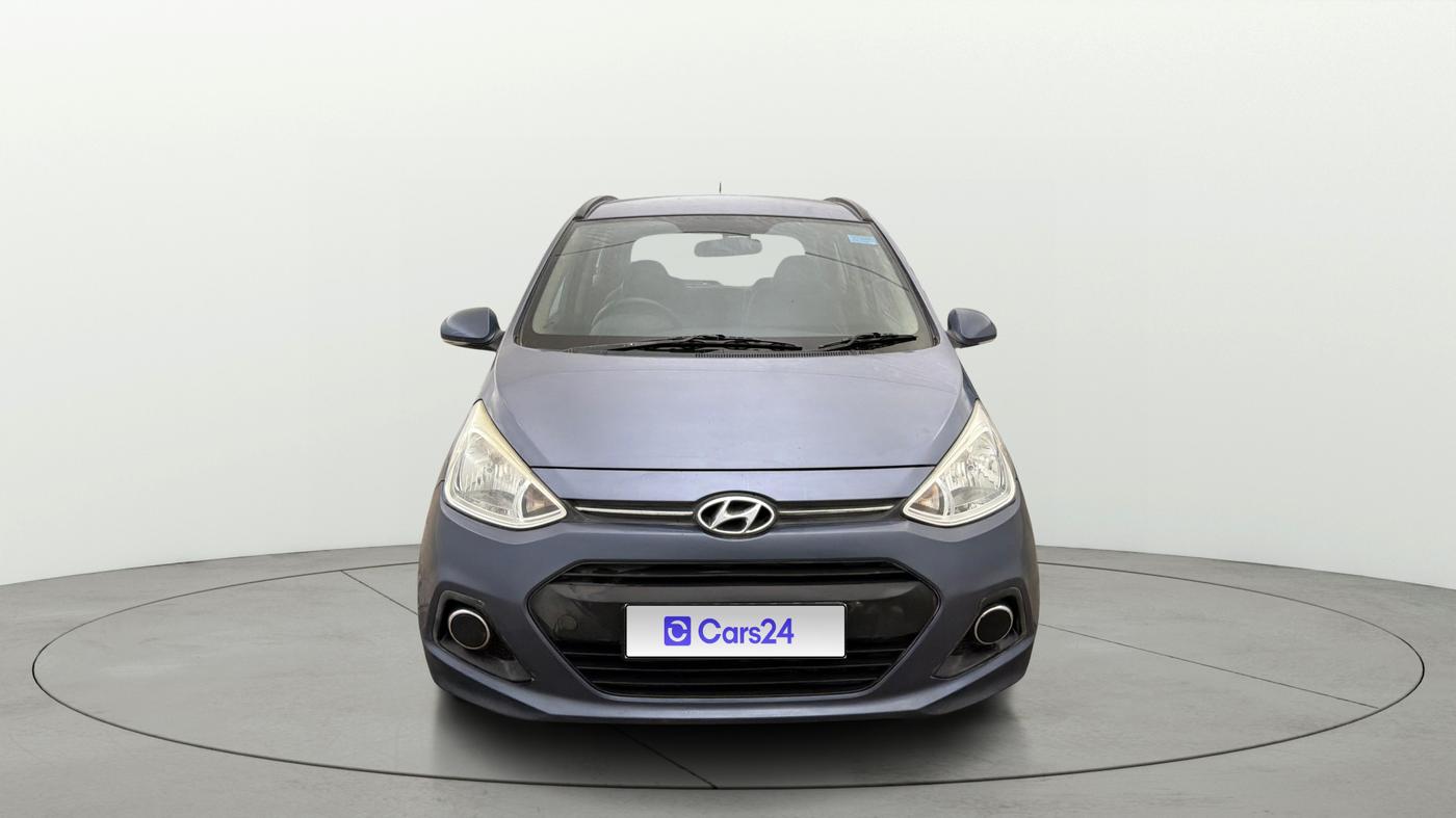 2015 Hyundai Grand i10 ASTA (O) 1.2 KAPPA VTVT, Petrol, Manual, 75,924 km, Front