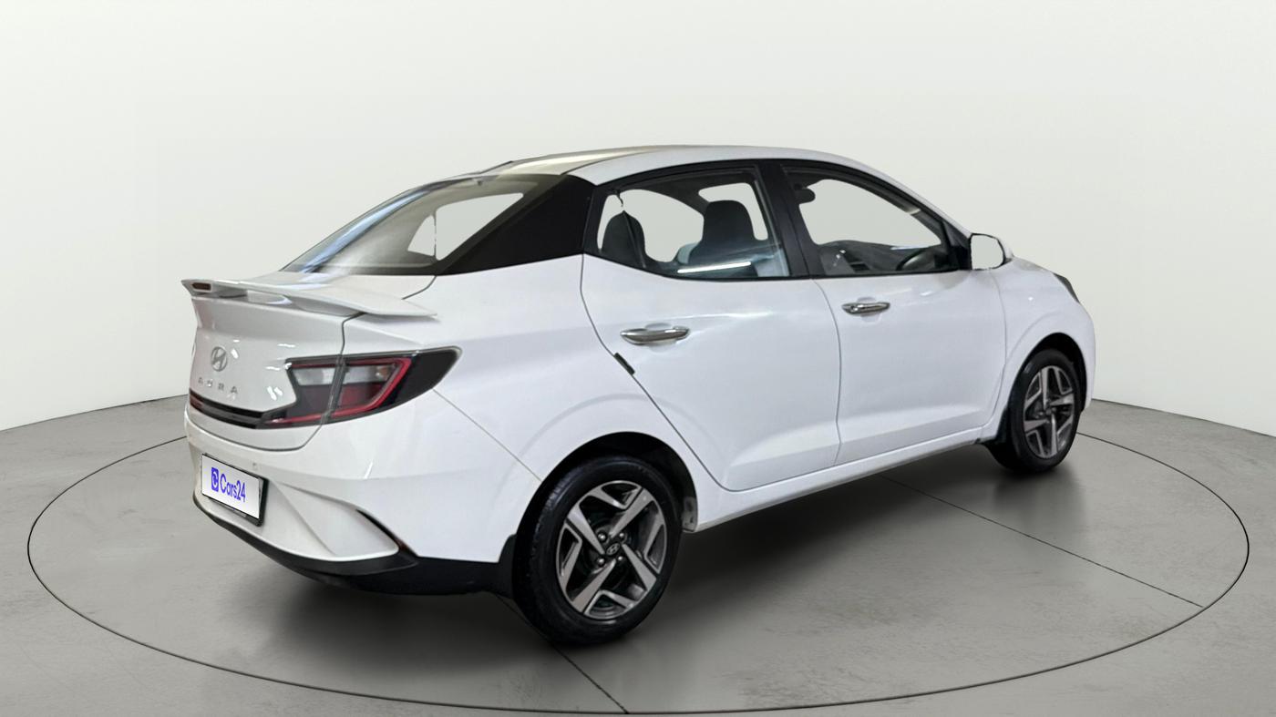 2023 Hyundai AURA SX 1.2, Petrol, Manual, 19,587 km, Right Back Diagonal
