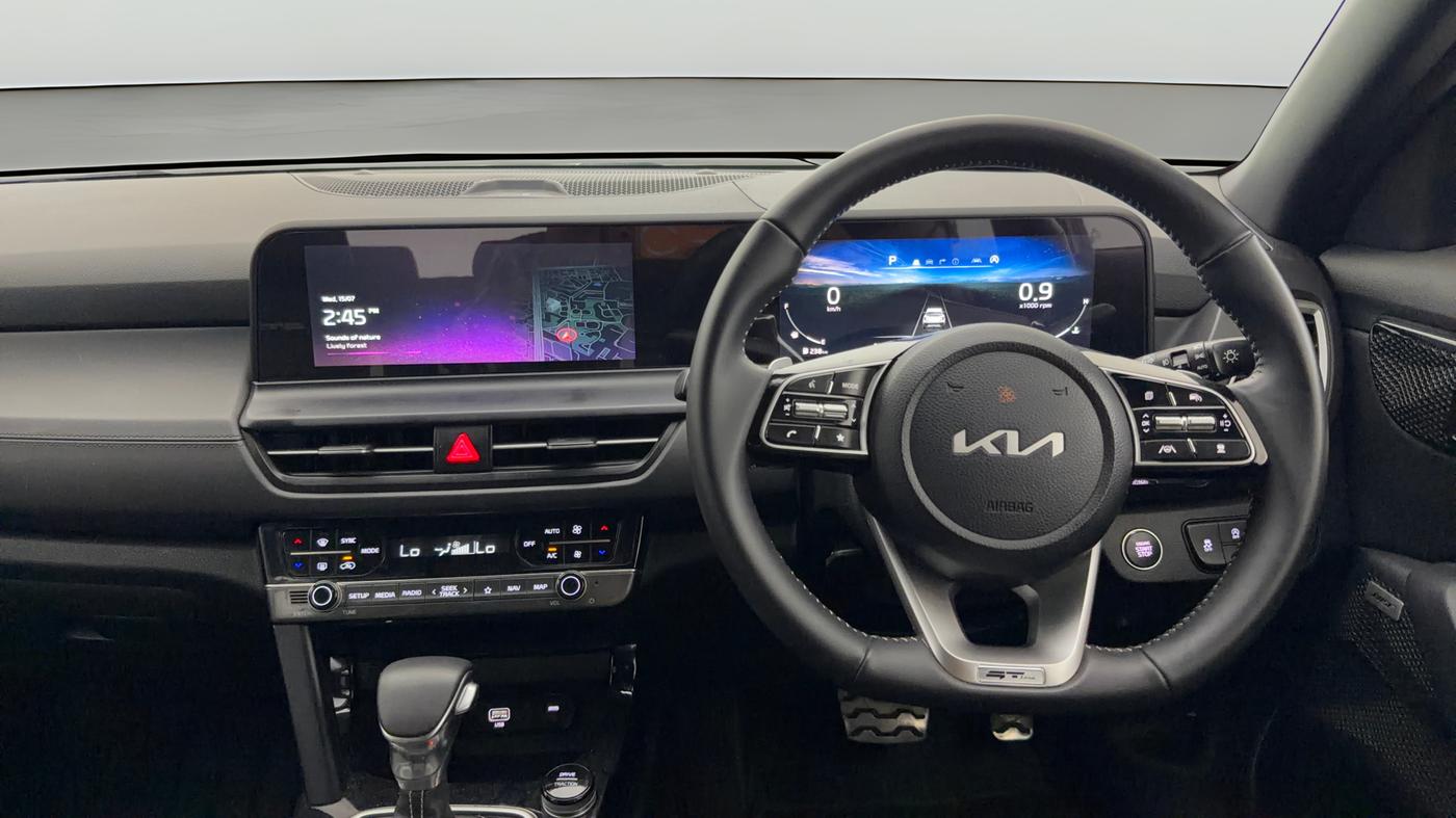 2025 KIA SELTOS 1.5 GTX+ TURBO GDI PETROL DCT, Petrol, Automatic, 43,177 km, Steering Wheel Close Up