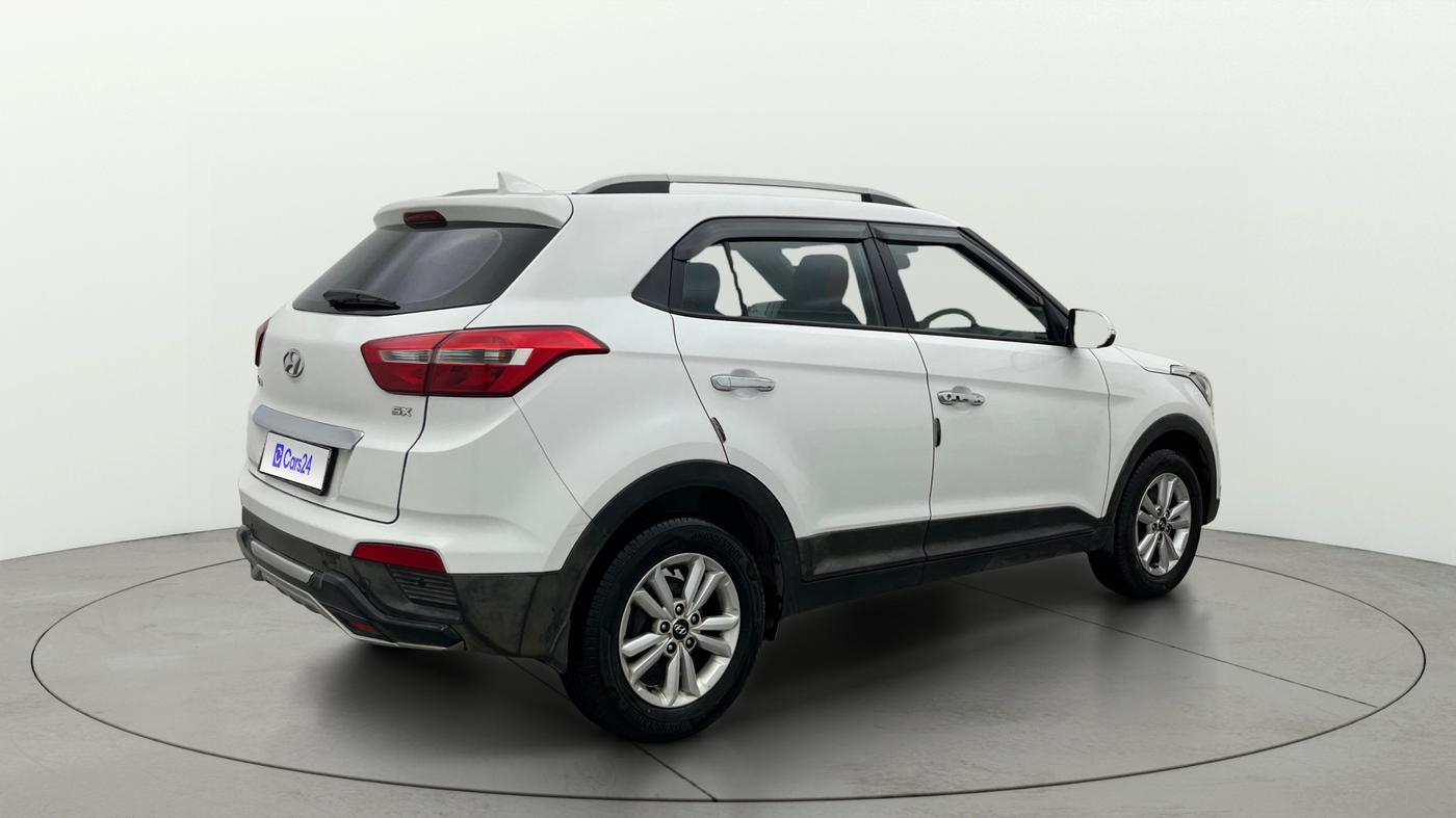 2017 Hyundai Creta SX PLUS 1.6 PETROL, Petrol, Manual, 84,654 km, Right Back Diagonal