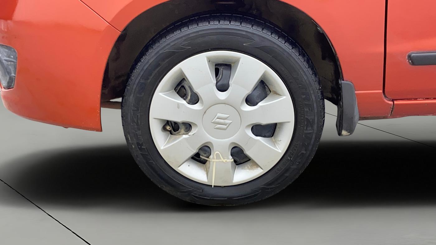 2014 Maruti Alto K10 VXI, Petrol, Manual, 52,728 km, Left Front Wheel