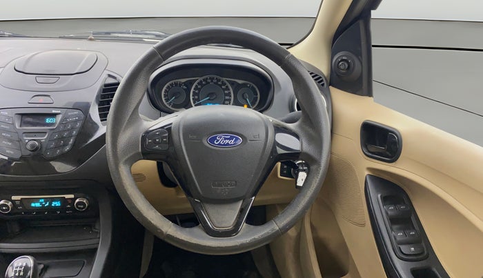 2018 Ford Figo Aspire TITANIUM 1.2 PETROL, Petrol, Manual, 94,480 km, Steering Wheel Close Up