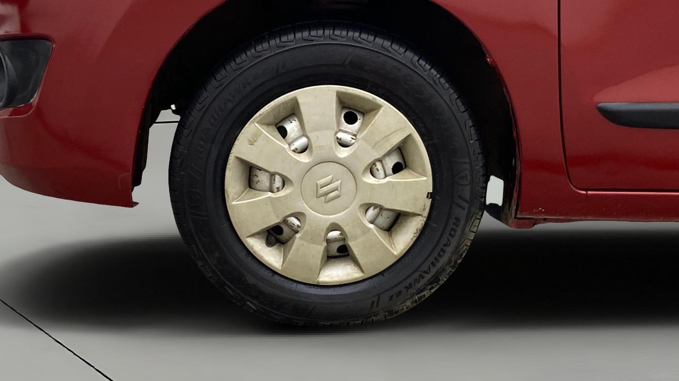 2013 Maruti Wagon R 1.0 LXI, Petrol, Manual, 84,321 km, Left Front Wheel