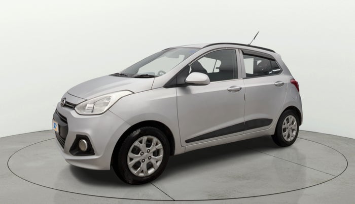 2015 Hyundai Grand i10 SPORTZ 1.2 KAPPA VTVT, CNG, Manual, 1,16,099 km, Left Front Diagonal