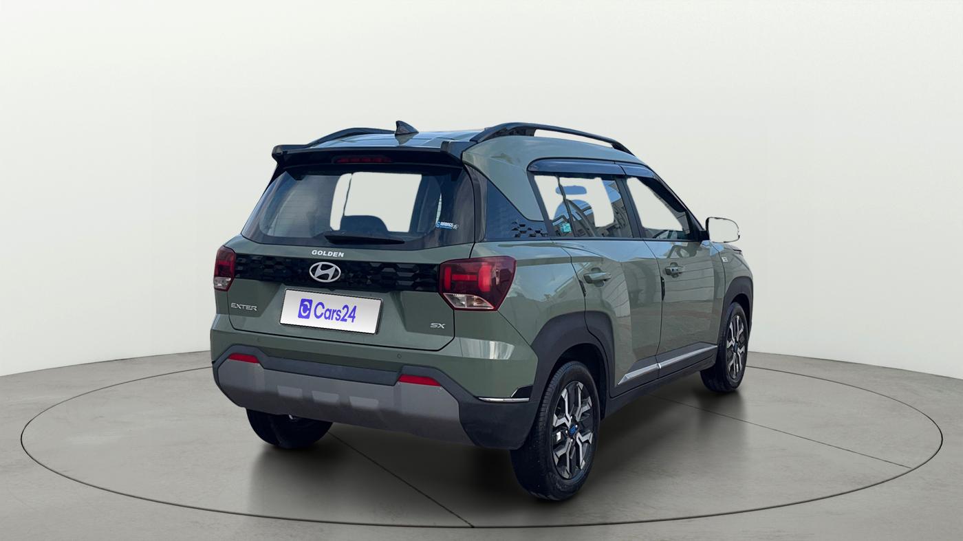 2023 Hyundai EXTER SX(O) 1.2 AMT, Petrol, Automatic, 10,621 km, Right Back Diagonal