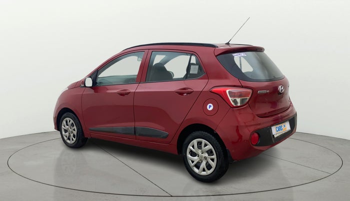 2017 Hyundai Grand i10 SPORTZ (O) 1.2 KAPPA VTVT, Petrol, Manual, 52,649 km, Left Back Diagonal