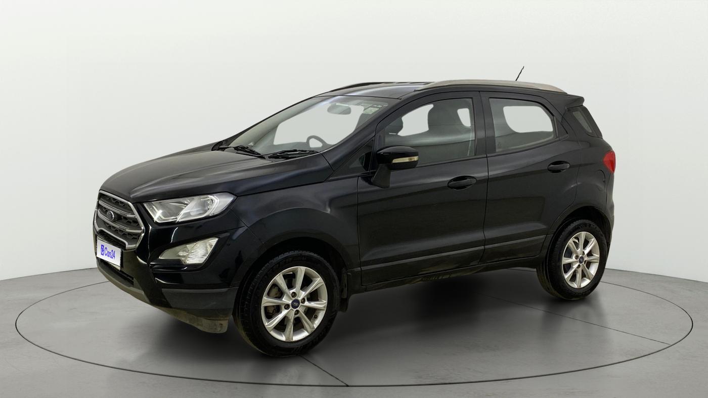 2017 Ford Ecosport TITANIUM 1.5L DIESEL, Diesel, Manual, 1,00,638 km, Left Front Diagonal